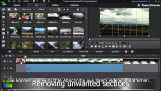 PowerDirector 12  Erste Schritte mit PowerDirector [upl. by Adihsar]