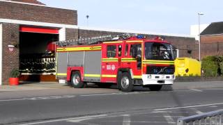 Hampshire Fire amp Rescue  Cosham Reserve Water Tender Ladder Turnout [upl. by Ahselrac]