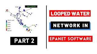 Hydraulic Modeling for Looped Water Supply Network with EPANET Software Part  02 [upl. by Eve]