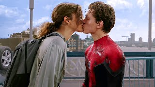 Peter Parker and MJ Kiss Scene  SpiderMan Far From Home 2019 Movie CLIP HD [upl. by Eanej151]