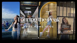 Hong Kong Vlog  Touring The Peak 太平山頂❗️New Attractions Peak Tram Eating Photo Spots Walking [upl. by Suolevram]