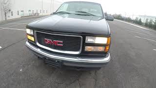 4K Review 1999 GMC Suburban 1500 SLT 4WD 57L V8 Black Virtual TestDrive amp Walkaround [upl. by Arakihc642]