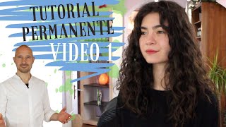 Tutorial permanente Come fare una permanente morbida anche su capelli lisci e difficili VIDEO 1 😉 [upl. by Mw]