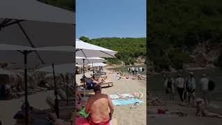 Sunj Beach  sandy beach of Lopud Island  Croatia [upl. by Corwun]