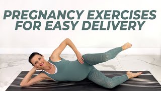 Best Exercise For Pregnant Women  30Minute Pregnancy Exercises For Easy Delivery [upl. by Ainna95]