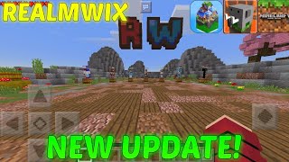 RealmWix Server New Update For Mastercraft Craftsman And Mcpe 0143 To 01510 [upl. by Gentes]