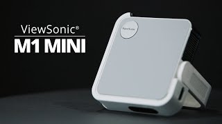 ViewSonic M1 mini vidéoprojecteur cinéma de poche LED avec hautparleurs JBL [upl. by Studner]