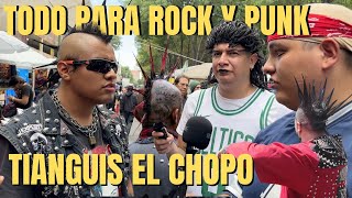 DESCUBRIENDO EL TIANGUIS DEL CHOPO PURO ROCK Y PUNK [upl. by Lyell]