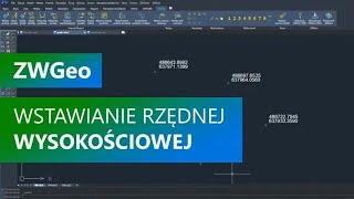 Wstawienie rzędnej wysokościowej ZWGeo [upl. by Groome509]