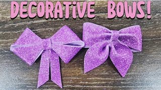 Decorative Bows Full VideoDecorativeBowsGiftWrappingDIYBowsBowMakingBowAccessoriesBowLovers [upl. by Rats]