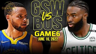 Golden State Warriors vs Boston Celtics Game 6 Full Highlights  2022 NBA Finals  FreeDawkins [upl. by Telocin313]