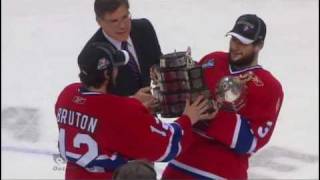 2008 Memorial Cup  trophy breaks [upl. by Notniv720]