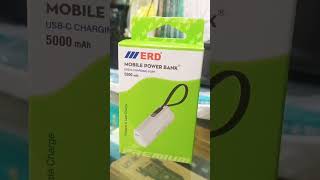 erd mini power bank 5000mh power bank 5k power bank erd viralnow trending viralposts short vira [upl. by Cerelly]