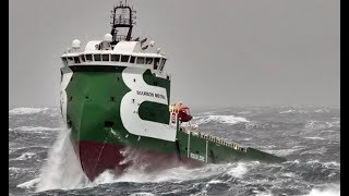 Top 10 ships in storm Part 2 Terrifying Monster Waves [upl. by Uthrop]