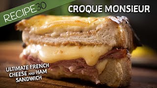 You have to try this Croque Monsieur French Cheese and Ham sandwich [upl. by Amarette]