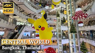 BANGKOK Central World quotExploring Bangkoks Mega Shopping Mallquot Thailand 4K HDR [upl. by Launcelot593]