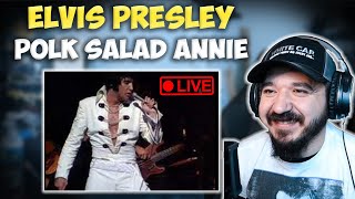 ELVIS PRESLEY  Polk Salad Annie Live Las Vegas 1970  FIRST TIME REACTION [upl. by Alonso498]