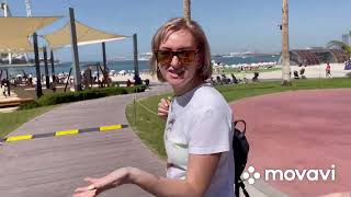 Едем в Дубай Марина из отеля Mercure Dubai Barsha Heights Hotel Suites 4 [upl. by Manvil]