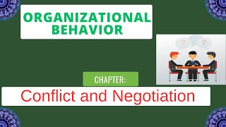 Conflict and Negotiation  Organizational Behaviour  Md Azim [upl. by Carolynn]