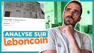 ANALYSE dune annonce dIMMEUBLE sur LEBONCOIN au HAVRE 14 [upl. by Sunev]