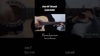 Out Of Reach  Gabrielle Guitar Chords Tutorial [upl. by Anerdna]