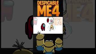 Mini Crewmate Kills DESPICABLE ME 4  BABY MINION animation [upl. by Minta581]