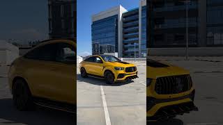 SafrangelbVollfolierung am Mercedes GLE Coupé AMG 53 mit LARTE Design WinnerBodykit [upl. by Naek]