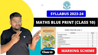 Class 10 Maths Blue Print Session 202324 I Maths Class 10 Blue Print and Chapter Wise Analysis [upl. by Fang]