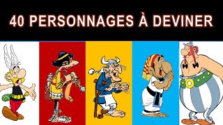 QUIZ DESSIN ANIME⎟DEVINE LES PERSONNAGES  ASTERIX amp OBELIX  40 À TROUVER  JEU  CHALLENGE  TEST [upl. by Bruckner]