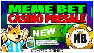 Meme Bet Casino Token Presale mit der argentinischen Nationalmannschaft als Partner PRESALE [upl. by Atnoved859]