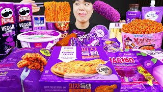 ASMR MUKBANG 편의점 핵불닭 미니 떡볶이 amp 핫도그 amp 치즈 피자 FIRE Noodle amp HOT DOG amp CHEESE PIZZA EATING SOUND [upl. by Allecram890]