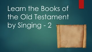 How to Learn Books of Bible by Singing 2 OT Tune Ten Little Indians [upl. by Latsyrhc930]