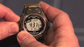 Indepth Review of Casio MTG900 GShock Waveceptor Tough Solar Watch [upl. by Remington]