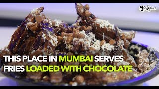 We Tried The Death By Chocolate Fries At The Pabulum In Mumbai  Curly Tales [upl. by Irtimed]