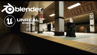 My Indie Blender to Unreal Engine 5 Workflow for Game Environments [upl. by Aleiram]