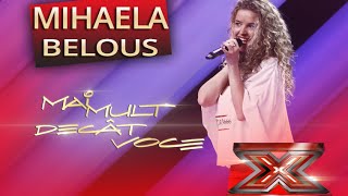 Mihaela Belous  Christina Aguilera  quotNasty naughty boyquot  X Factor [upl. by Irama]