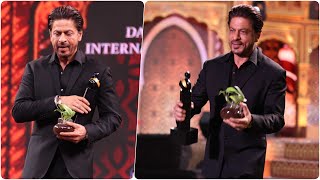 Shah Rukh Khan Wins Best Actor Award at Dadasaheb Phalke International Film Festival 2024  srk [upl. by Shafer]