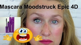 Je test le Mascara MoodStruck Epic 4D  Younique [upl. by Ihpen]