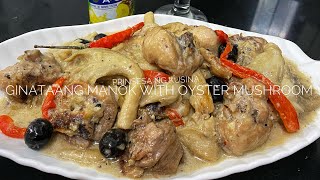 Ginataang Manok with Oyster Mushroom [upl. by Gnirol598]