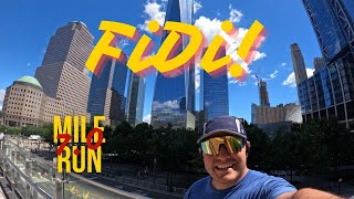 A Nice Run In NYC FiDi 7 Mile Marathon Training [upl. by Amsa]