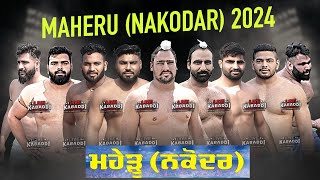 LIVE  Maheru Nakodar Kabaddi Cup 2024 [upl. by Iny]