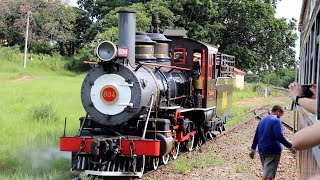 Maria Fumaça de Campinas  Passeio de Trem com Locomotiva a Vapor [upl. by Anzovin528]