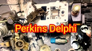 How To Clean Perkins Diesel Injectors C3 Perkins Delphi Injection Pump Removal  Tvs Cat [upl. by Llemrej]