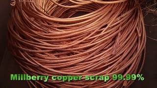 Millberry copper Scrap 9999 Purity for Sale [upl. by Gayleen]