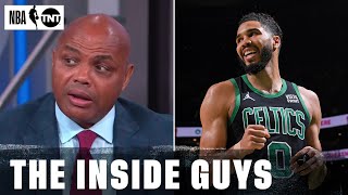 Inside Guys react to Boston Advancing to Round 2  NBA on TNT [upl. by Arriet30]