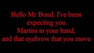 Scouting For Girls  I Wish I Was James Bond LYRICS ON SCREENwmv [upl. by Ellyn]