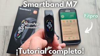 🚀 Smartband M7  Características y Configuración COMPLETA  Fitpro [upl. by Anselme]