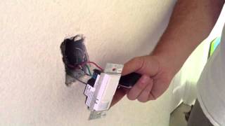 How To Install A Lutron Dimmer Light Switch [upl. by Lenore851]