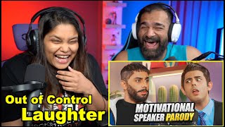 MOTIVATIONAL SPEAKER PARODY  CARRYMINATI REACTION Reupload [upl. by Orren]