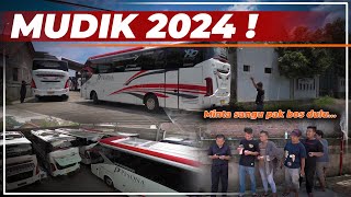 Intip Persiapan Bus Pesona Untuk Hadapi Arus Mudik Lebaran 2024 [upl. by Rexford526]